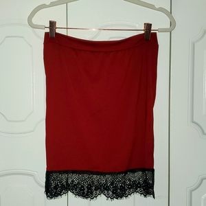 SEXY RED SKIRT